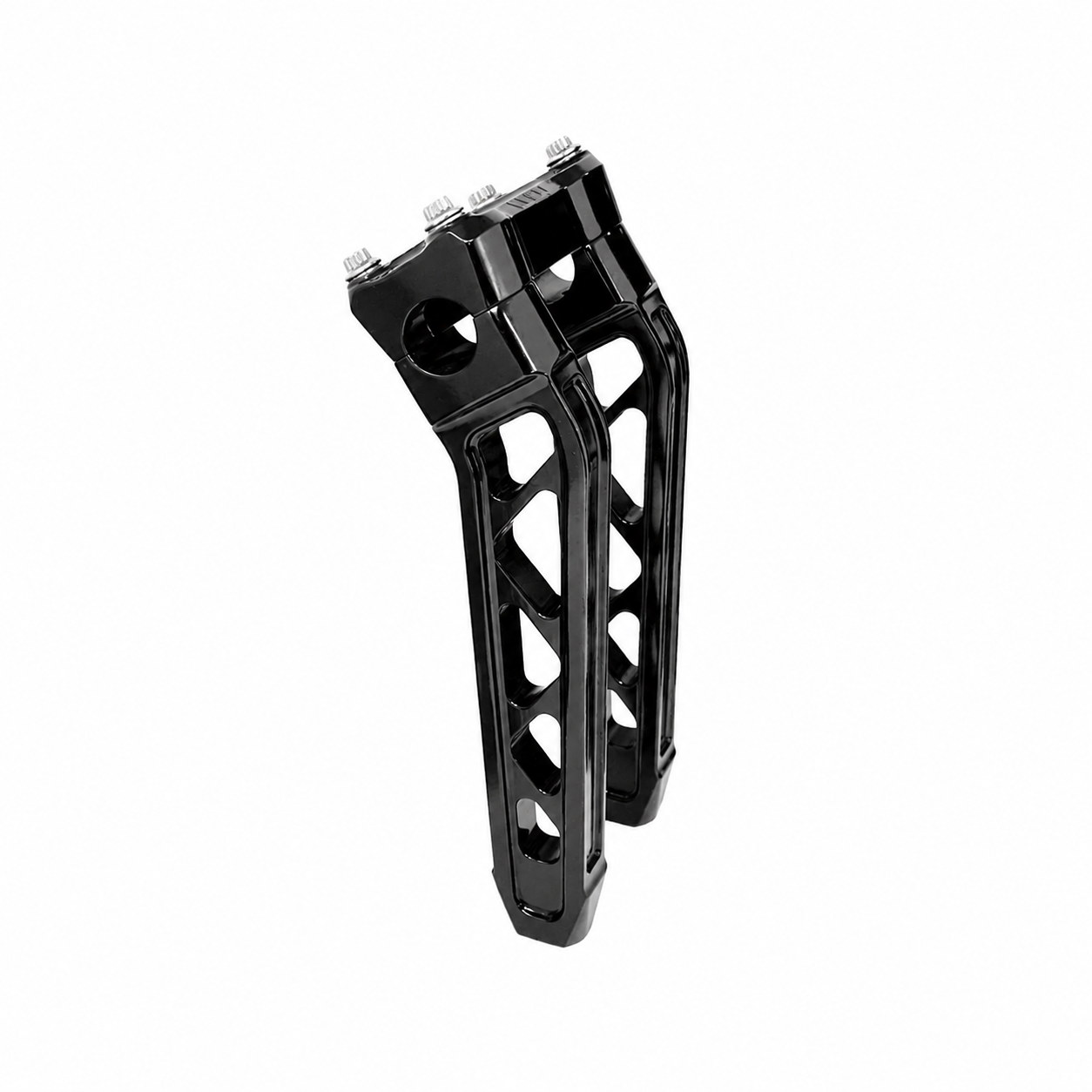 DMR 10" Pullback Destroyer Risers Risers Death Metal Racing Gloss Black Powdercoat