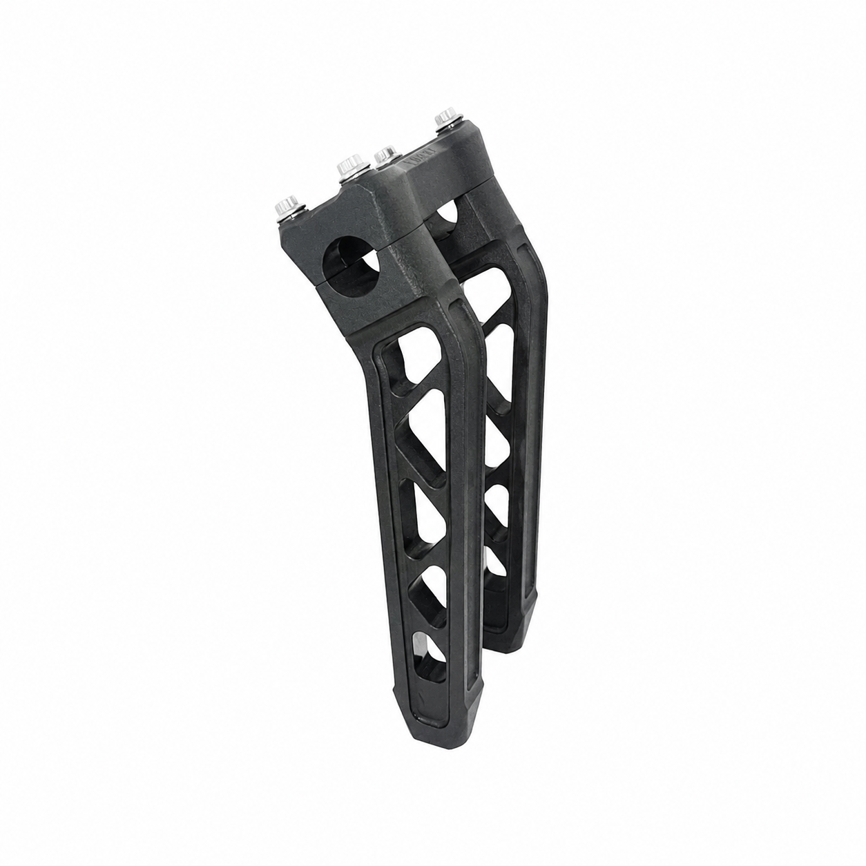 DMR 10" Pullback Destroyer Risers Risers Death Metal Racing Texture Black Powdercoat