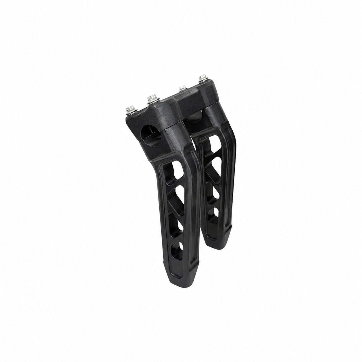 DMR 8" Pullback Destroyer Risers Risers Death Metal Racing Texture Black Powdercoat