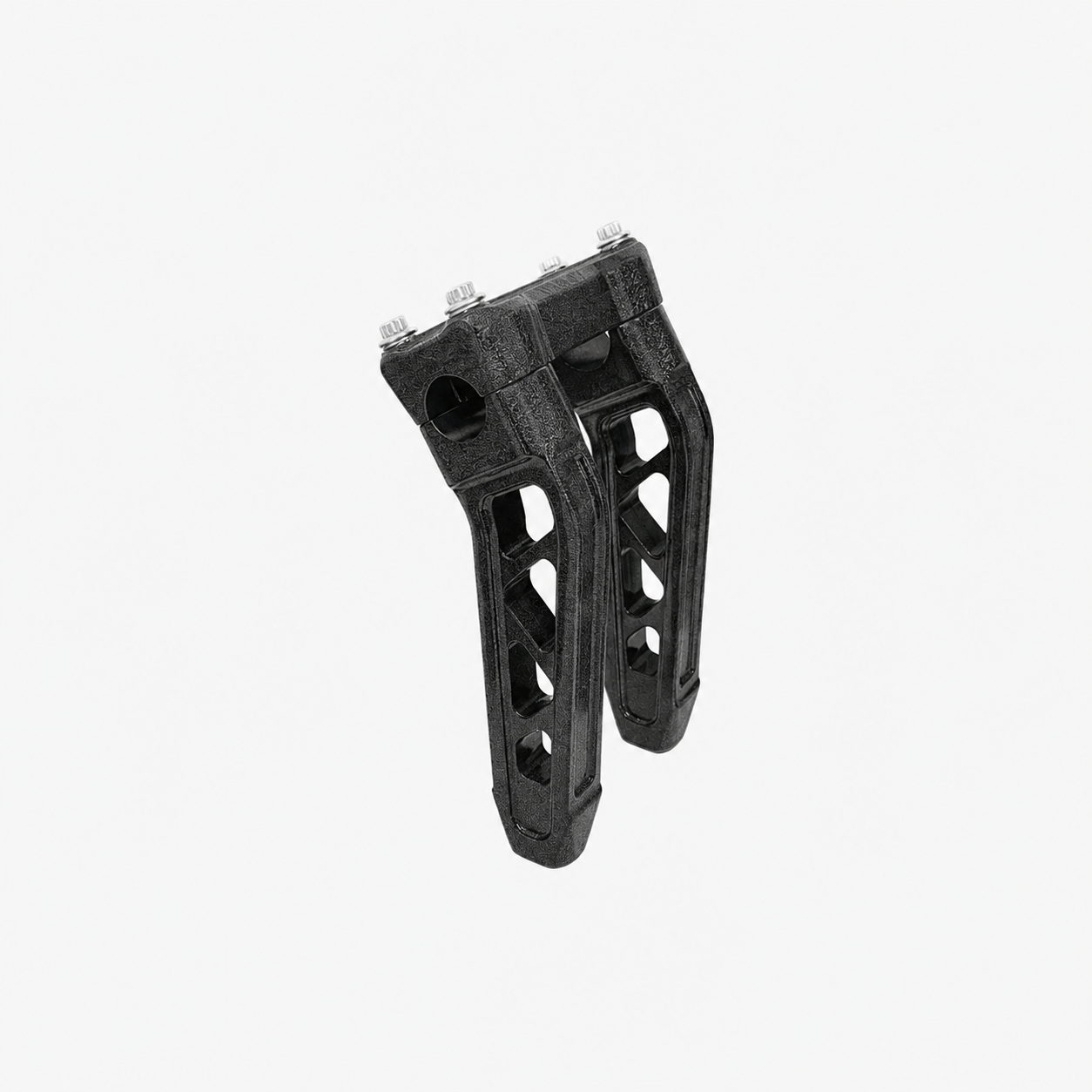 DMR 8" Pullback Destroyer Risers Risers Death Metal Racing Wrinkle Black Powdercoat