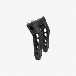 DMR 8" Pullback Destroyer Risers Risers Death Metal Racing Wrinkle Black Powdercoat