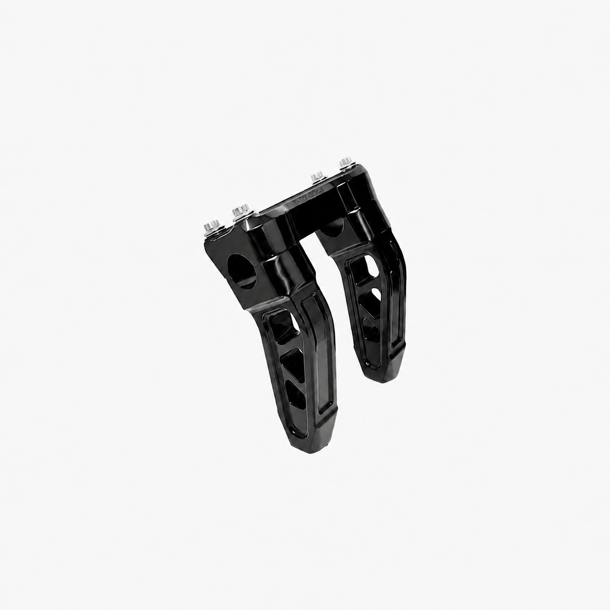 DMR 6" Pullback Destroyer Risers Risers Death Metal Racing Gloss Black Powdercoat