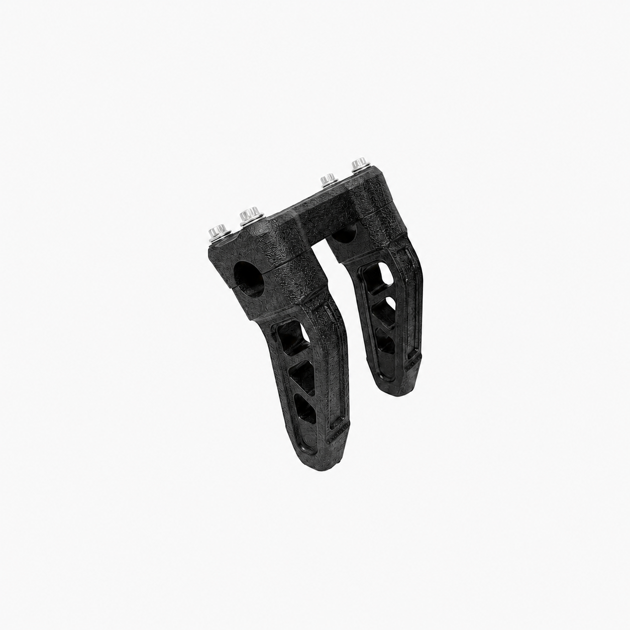 DMR 6" Pullback Destroyer Risers Risers Death Metal Racing Wrinkle Black Powdercoat