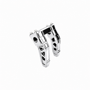 DMR 6" Pullback Destroyer Risers Risers Death Metal Racing Chrome