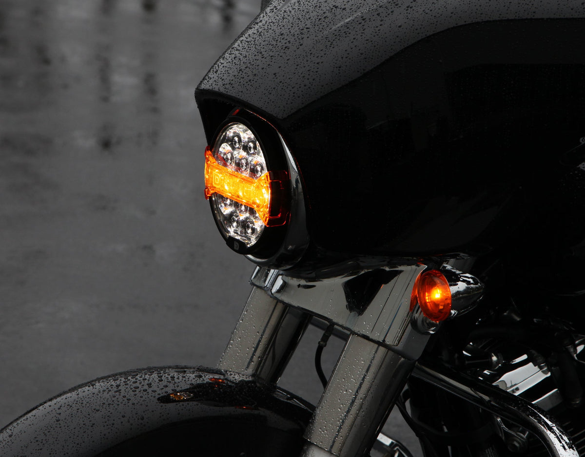D14 Destroyer LED Headlight Upgrade Kit - 14-23 Street Glide Headlight Denali Electronics