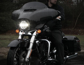 D14 Destroyer LED Headlight Upgrade Kit - 14-23 Street Glide Headlight Denali Electronics