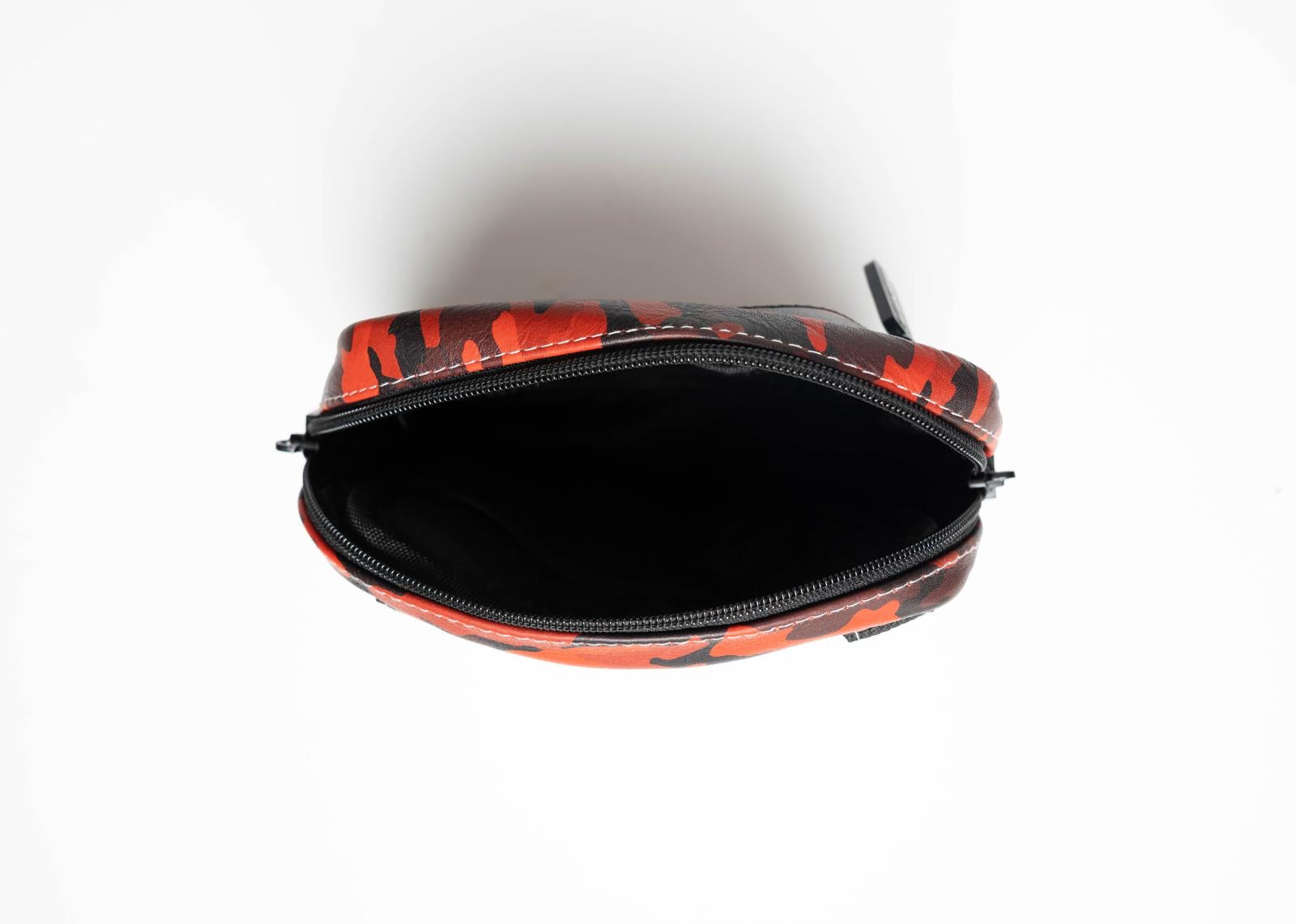 Street Syndicate Mfg R.E.D. Camo Leather Handlebar Bag Handlebar Bag Street Syndicate Mfg