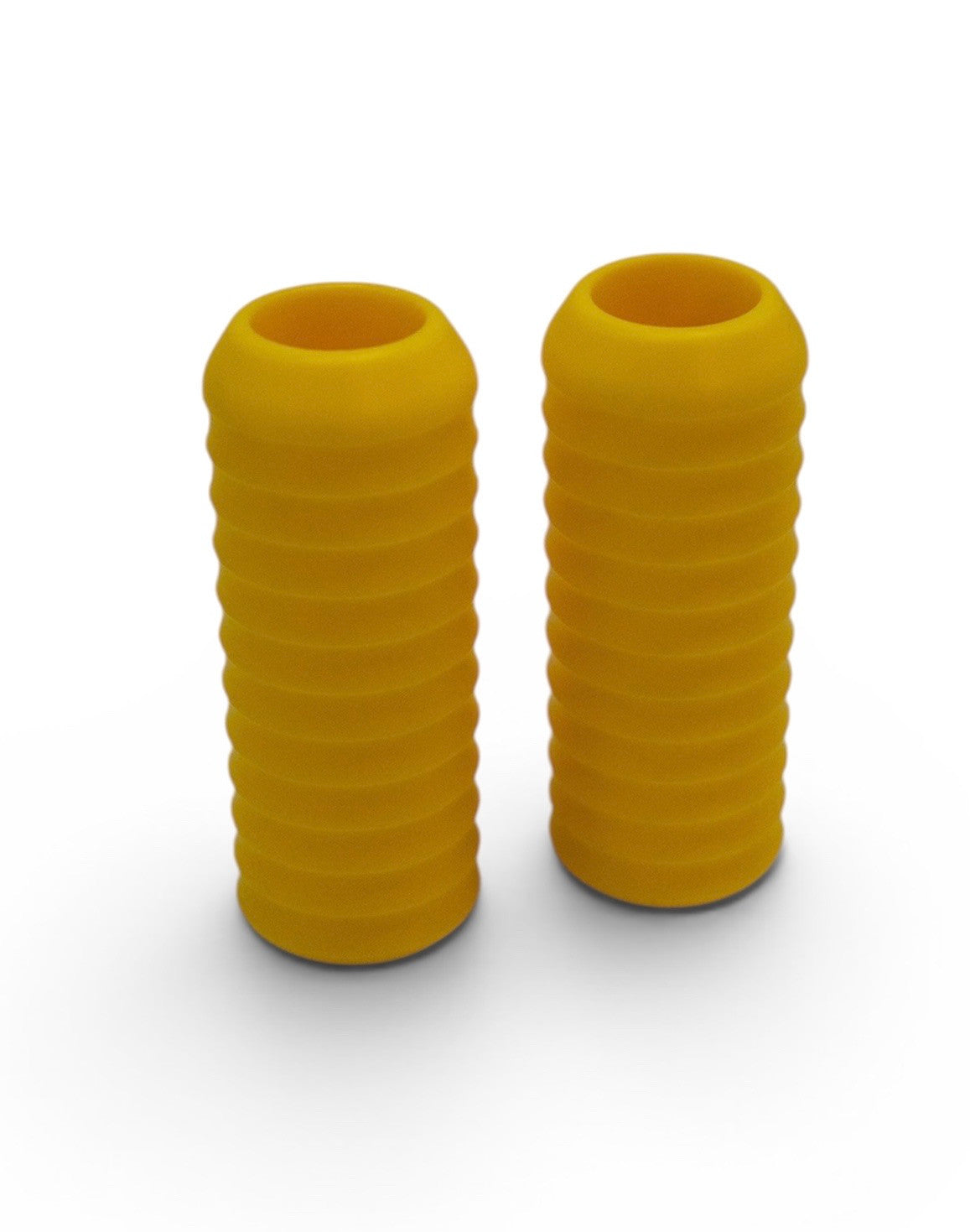 Gripple Single Delrin Shock and Passenger Peg Slider, Yellow - 18+ M8 Softail Crash Bar Bung King