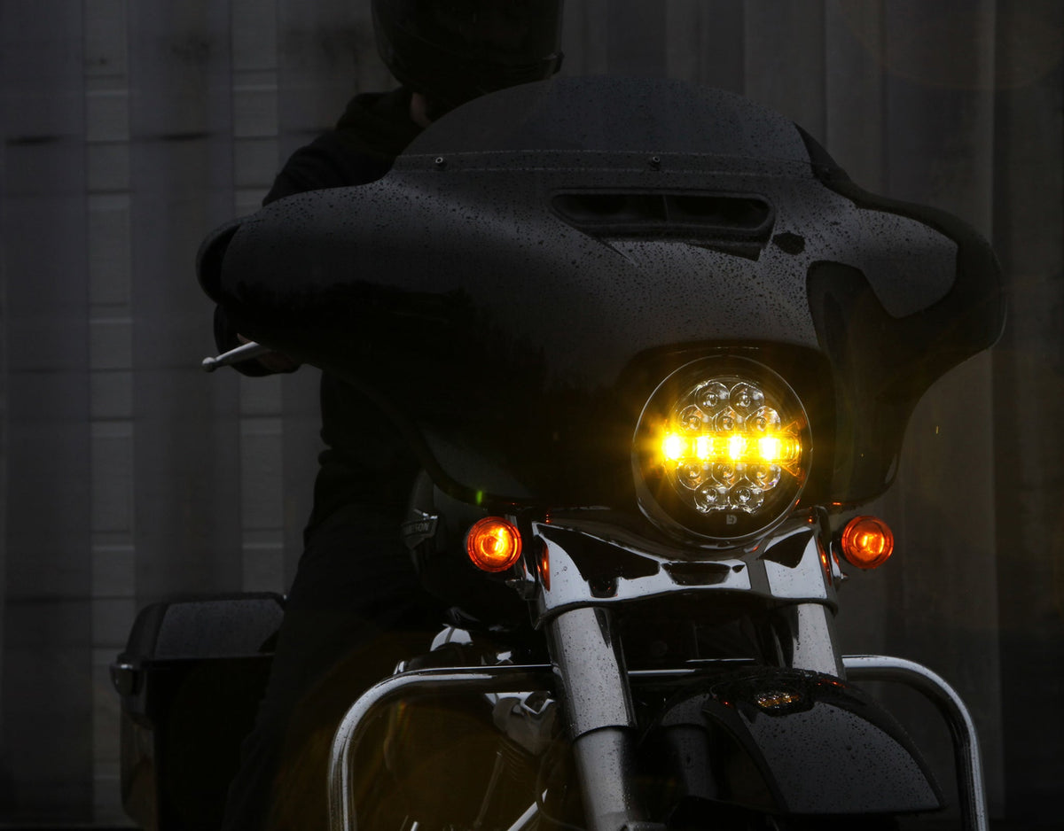 D14 Destroyer LED Headlight Upgrade Kit - 14-23 Street Glide Headlight Denali Electronics