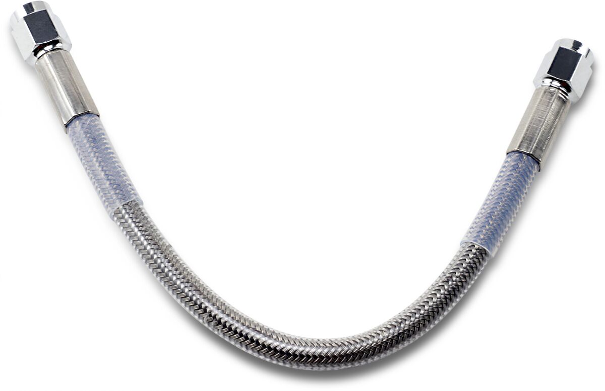 Drag Specialties 9 Univ Ss Clear Coat Dot BRAKE LINES-HOSES-STAINLESS ST Drag Specialties