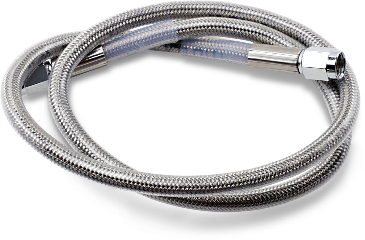 Drag Specialties 30 Univ Ss Clear Coat Dot BRAKE LINES-HOSES-STAINLESS ST Drag Specialties
