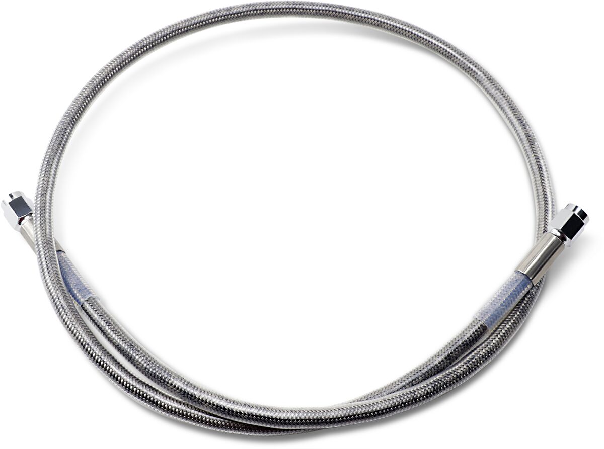 Drag Specialties 36 Univ Ss Clear Coat Dot BRAKE LINES-HOSES-STAINLESS ST Drag Specialties