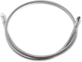 Drag Specialties 40 Univ Ss Clear Coat Dot BRAKE LINES-HOSES-STAINLESS ST Drag Specialties