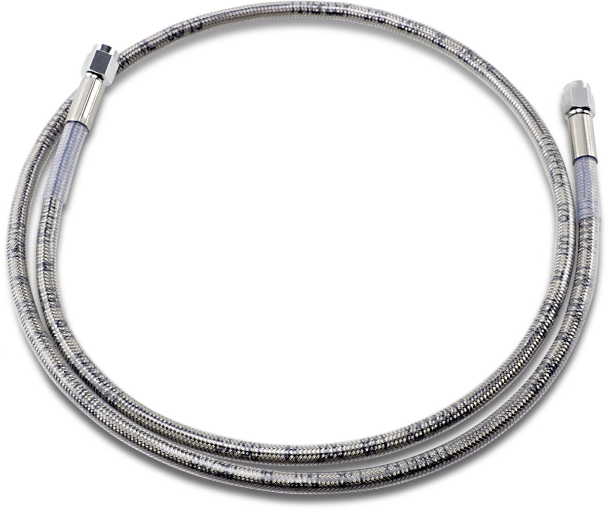 Drag Specialties 43 Univ Ss Clear Coat Dot BRAKE LINES-HOSES-STAINLESS ST Drag Specialties