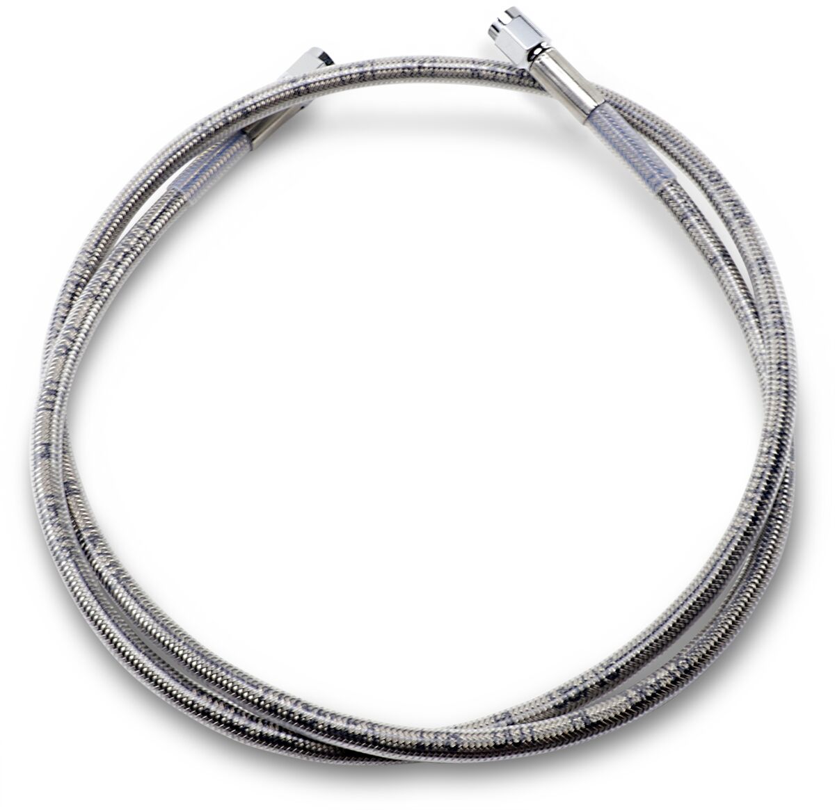 Drag Specialties 45 Univ Ss Clear Coat Dot BRAKE LINES-HOSES-STAINLESS ST Drag Specialties
