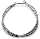 Drag Specialties 45 Univ Ss Clear Coat Dot BRAKE LINES-HOSES-STAINLESS ST Drag Specialties