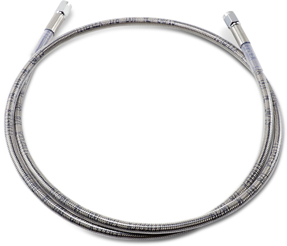 Drag Specialties 47 Univ Ss Clear Coat Dot BRAKE LINES-HOSES-STAINLESS ST Drag Specialties
