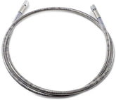 Drag Specialties 47 Univ Ss Clear Coat Dot BRAKE LINES-HOSES-STAINLESS ST Drag Specialties
