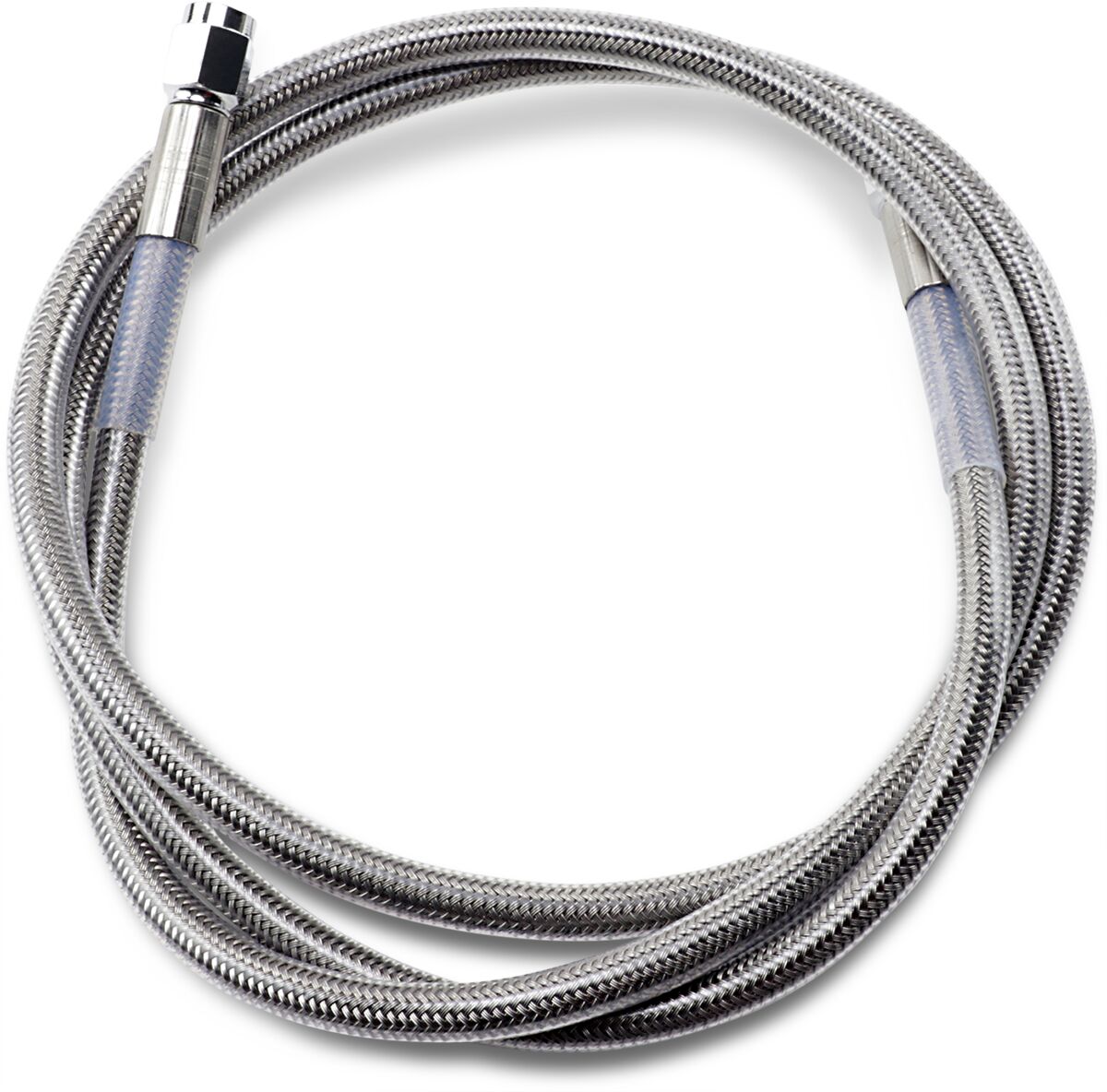 Drag Specialties 50 Univ Ss Clear Coat Dot BRAKE LINES-HOSES-STAINLESS ST Drag Specialties