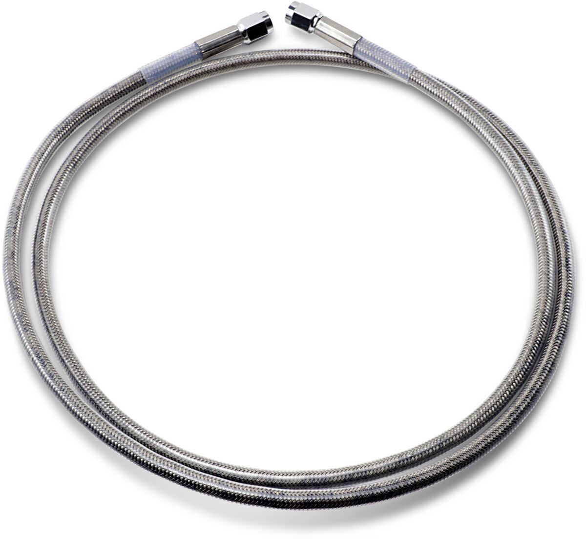 Drag Specialties 52 Univ Ss Clear Coat Dot BRAKE LINES-HOSES-STAINLESS ST Drag Specialties