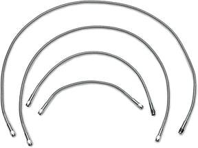 Drag Specialties 56 Univ Ss Clear Coat Dot BRAKE LINES-HOSES-STAINLESS ST Drag Specialties
