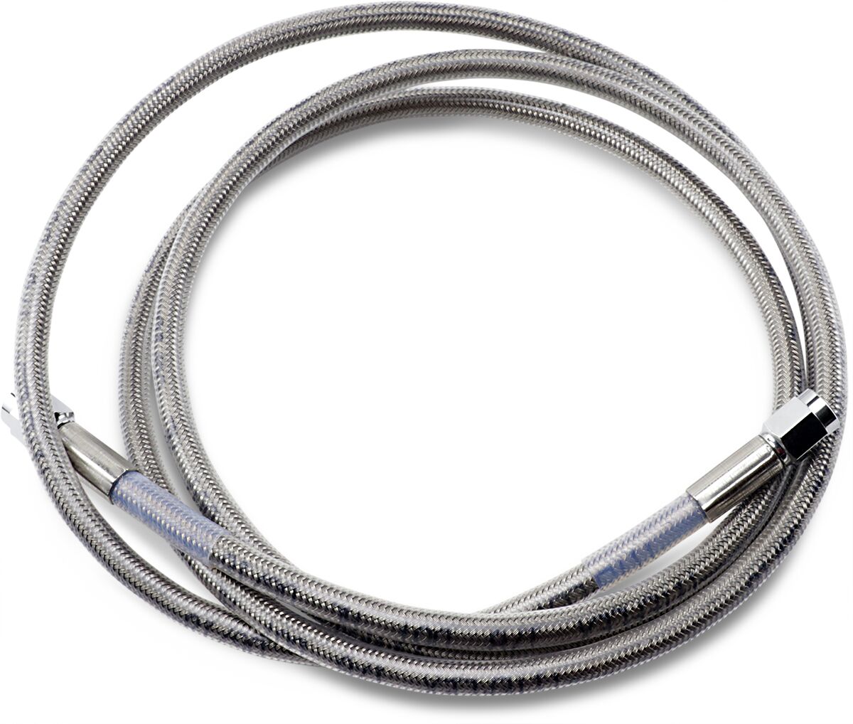 Drag Specialties 68 Univ Ss Clear Coat Dot BRAKE LINES-HOSES-STAINLESS ST Drag Specialties