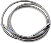 Drag Specialties 68 Univ Ss Clear Coat Dot BRAKE LINES-HOSES-STAINLESS ST Drag Specialties