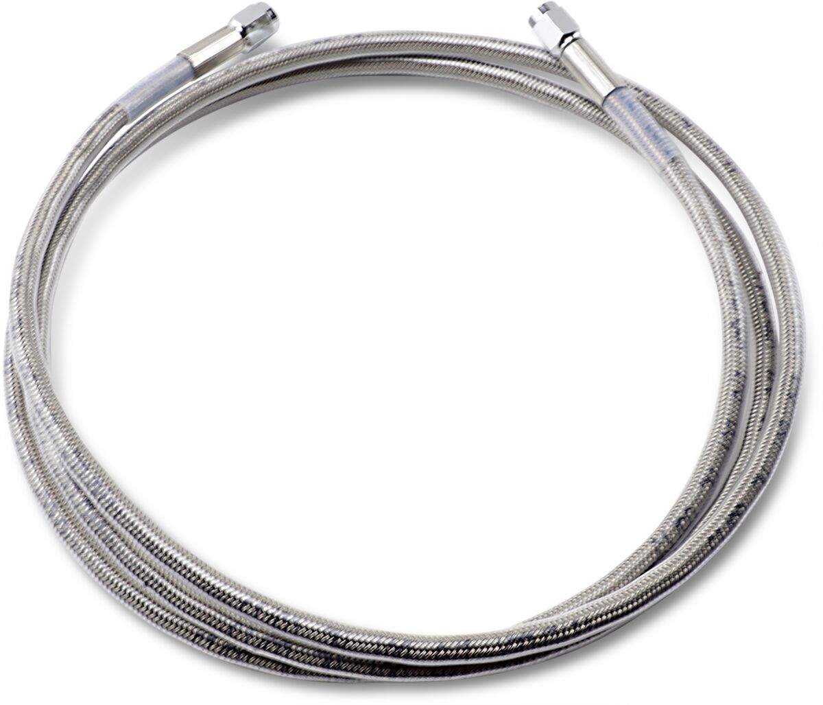 Drag Specialties 72 Univ Ss Clear Coat Dot BRAKE LINES-HOSES-STAINLESS ST Drag Specialties