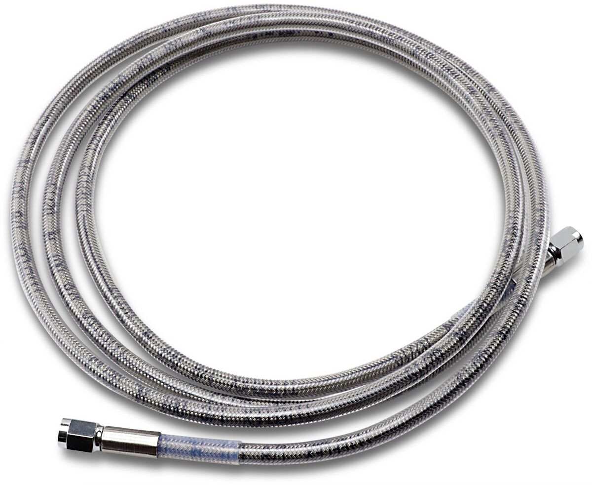 Drag Specialties 78 Univ Ss Clear Coat Dot BRAKE LINES-HOSES-STAINLESS ST Drag Specialties