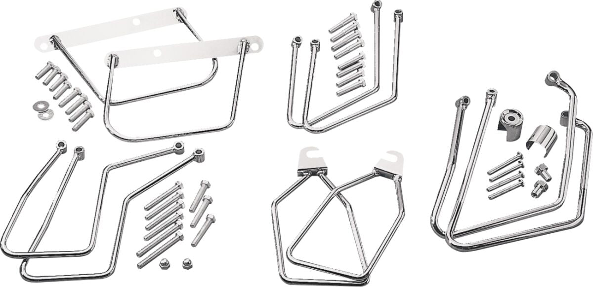 Drag Specialties Saddlebag Support Bracket Chrome Saddlebag Supports Drag Specialties