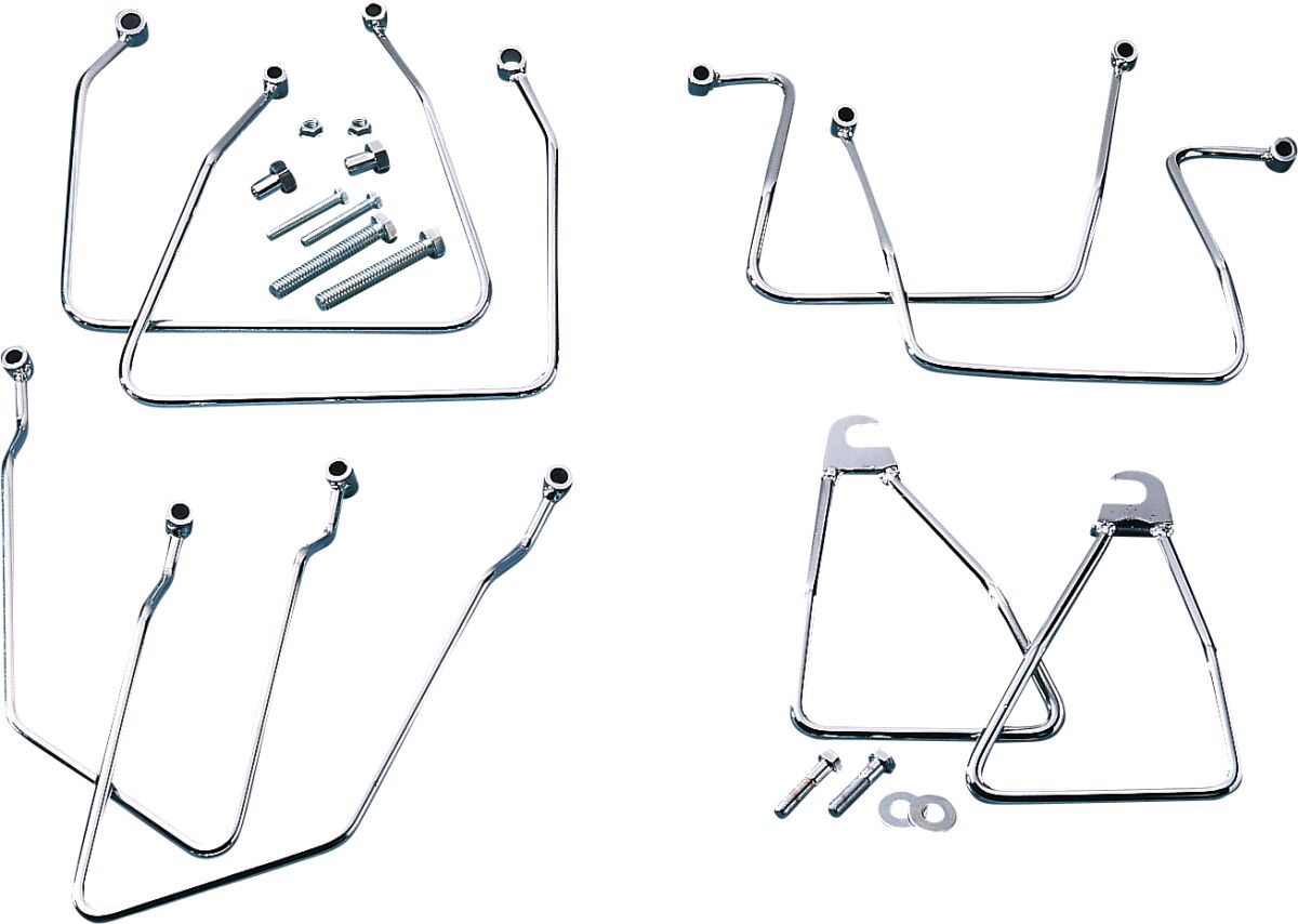 Drag Specialties Saddlebag Support Bracket Chrome Saddlebag Supports Drag Specialties