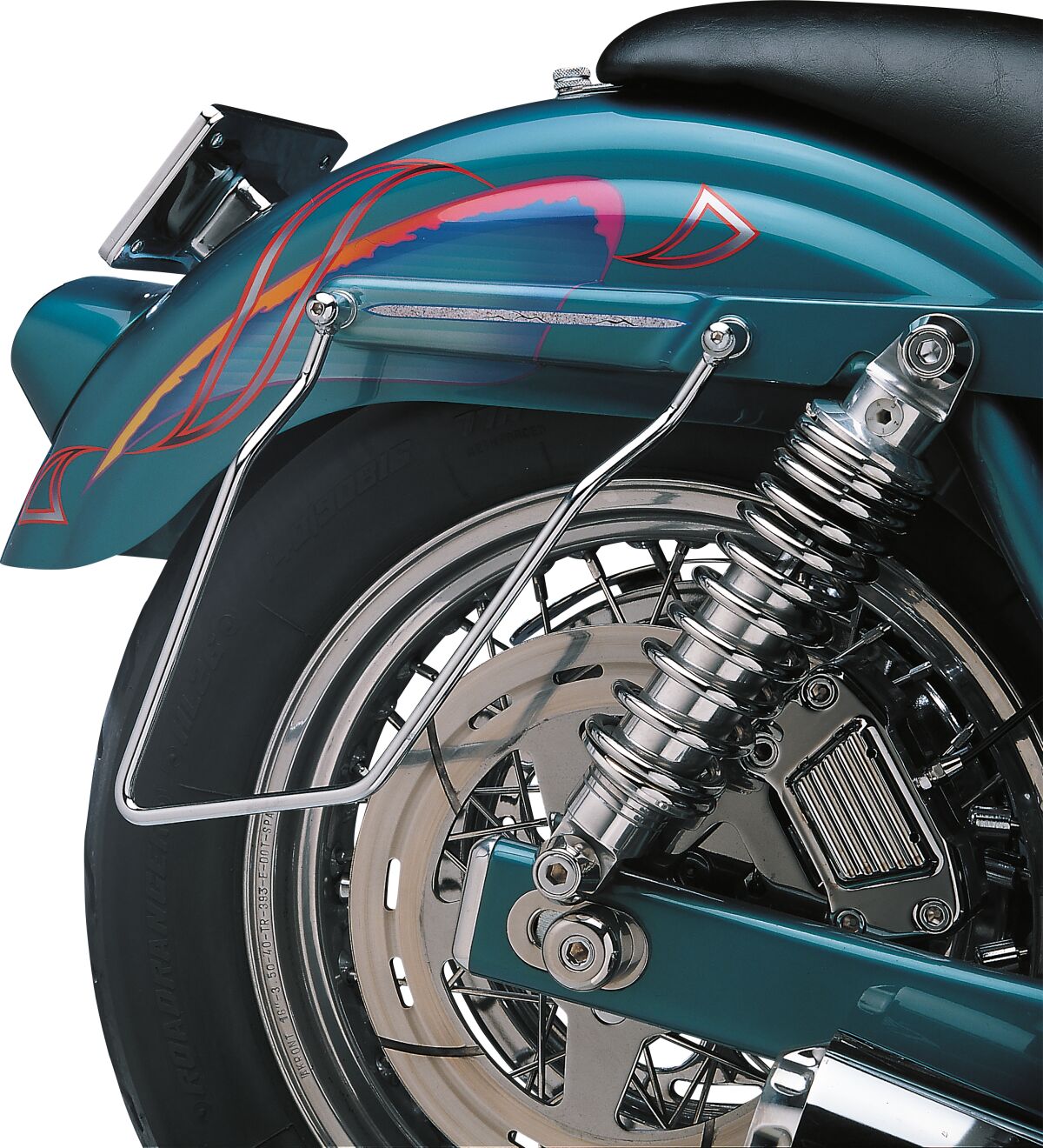 Drag Specialties Saddlebag Support Bracket Chrome Saddlebag Supports Drag Specialties