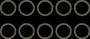 James Gasket Exhaust Port Gasket 84 19 GASKETS + KITS James Gaskets