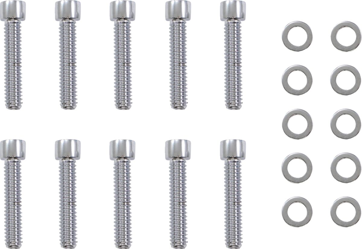 Gardner Westcott Bolt Kit Steel Cam Cover/Socket Head Chrome Natural Miscellaneous Engine Parts Gardner Westcott