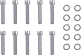 Gardner Westcott Bolt Kit Steel Cam Cover/Socket Head Chrome Natural Miscellaneous Engine Parts Gardner Westcott
