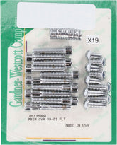 Gardner Westcott Bolt Kit Steel Primary Cover Chrome Natural Primary Drive Systems & Parts Gardner Westcott