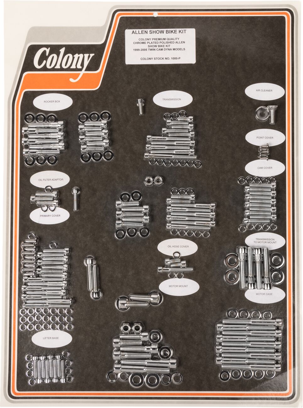 Colony Pol.Shmotortrans00 05 Dyna HARDWARE KITS - APPLICATION RE Colony