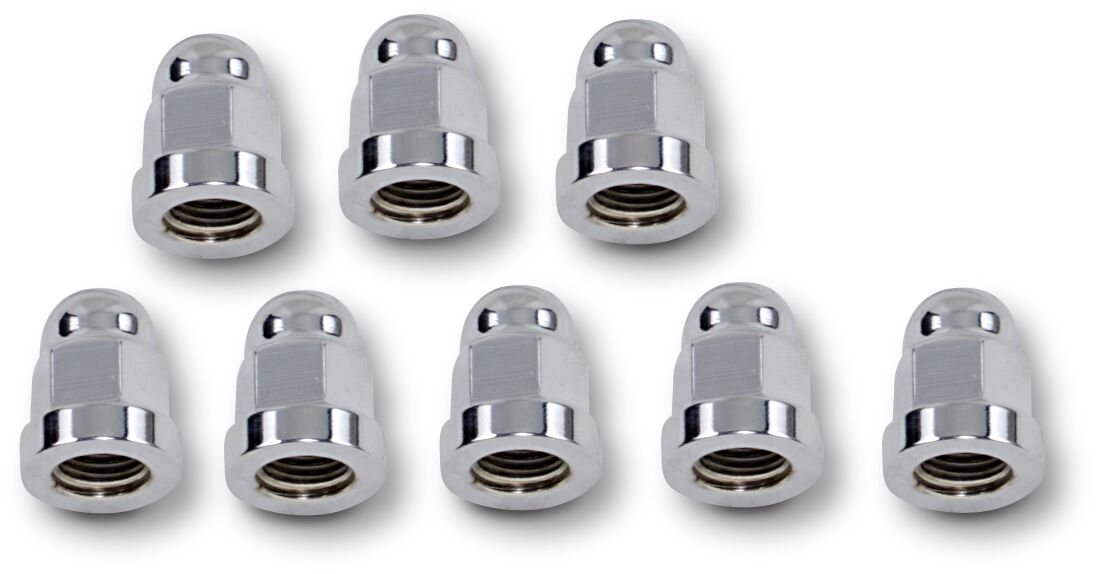 Drag Specialties Cylinder Base Set Acorn Chrome Hardware Kits Drag Specialties