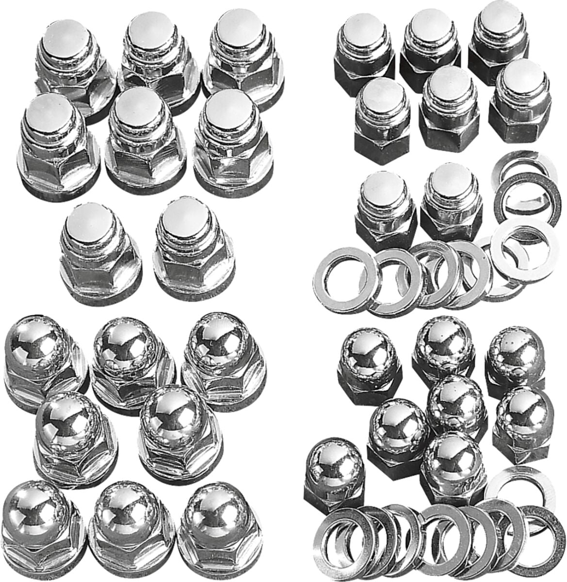 Drag Specialties Head Bolt Set 48 77 Acorn HARDWARE KITS - APPLICATION RE Drag Specialties