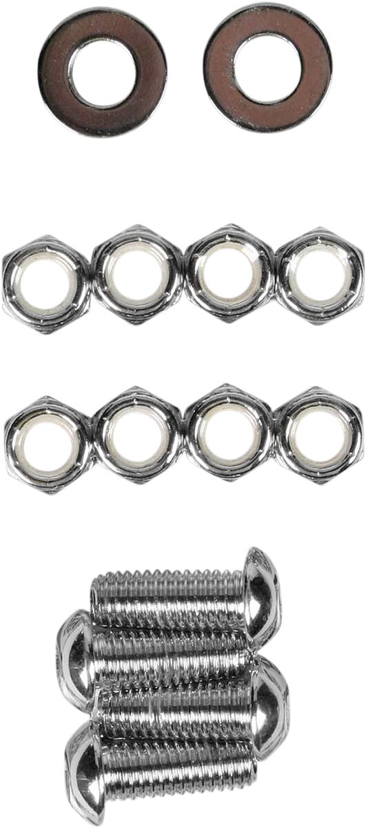 Drag Specialties Chrome Button Style Socket Head Allen Bolt Transmission Mount Drag Specialties Default Title