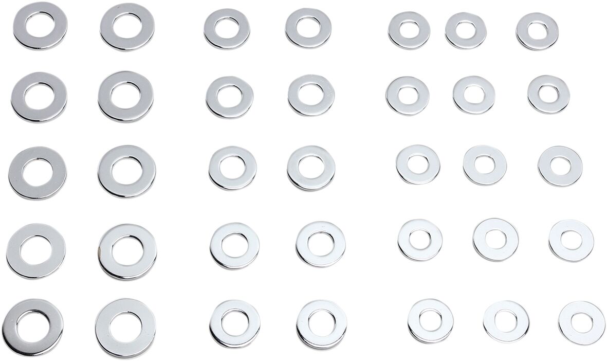 Drag Specialties Chr S.A.E.Washr Kt (35) HARDWARE KITS - ASSORTMENTS Drag Specialties