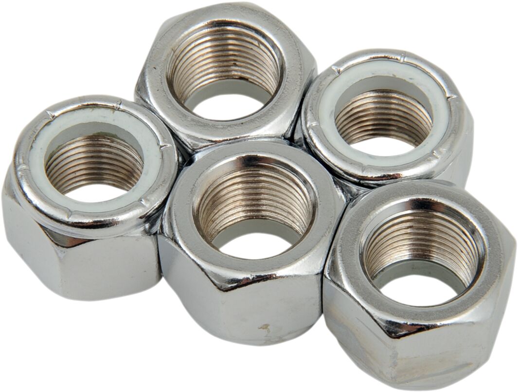 Drag Specialties 5/8 18 Chr Nylon Nut HARDWARE KITS - ASSORTMENTS Drag Specialties