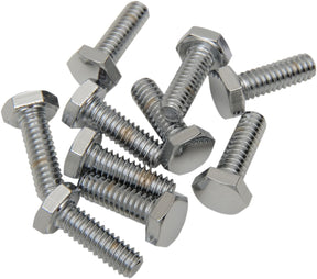 Drag Specialties 1/4 20 X 3/4 Chr Hex Hd HARDWARE KITS - ASSORTMENTS Drag Specialties
