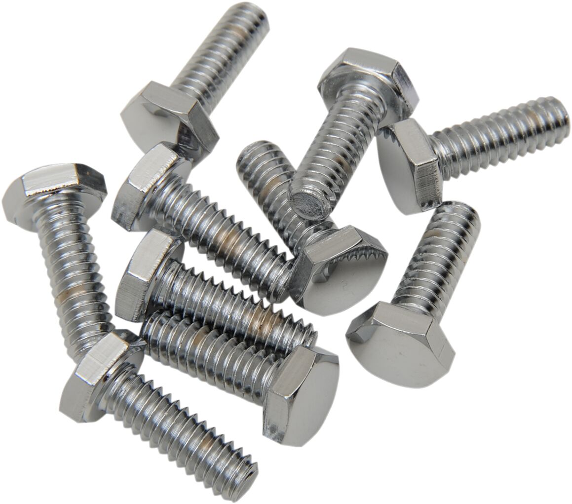Drag Specialties 1/4 20 X 7/8 Chr Hex Hd HARDWARE KITS - ASSORTMENTS Drag Specialties