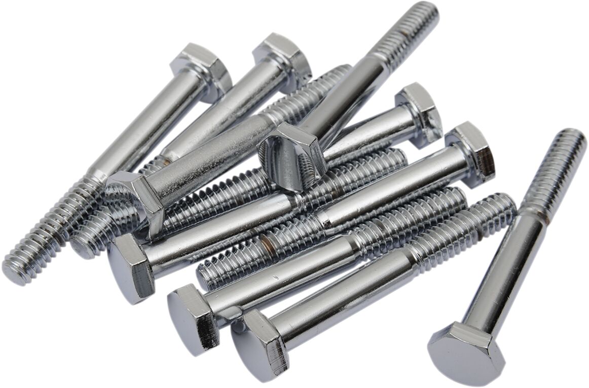 Drag Specialties 1/4 20 X2 1/4 Chr Hex Hd HARDWARE KITS - ASSORTMENTS Drag Specialties