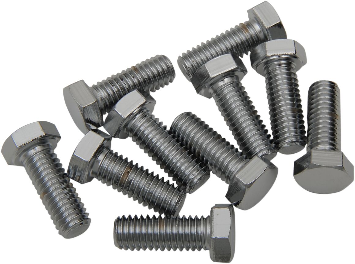 Drag Specialties 3/8 16 X 1 Chr Hex Hd HARDWARE KITS - ASSORTMENTS Drag Specialties