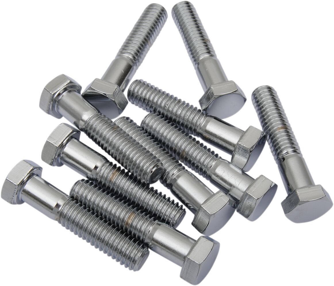 Drag Specialties 3/8 16 X 2 Chr Hex Hd HARDWARE KITS - ASSORTMENTS Drag Specialties
