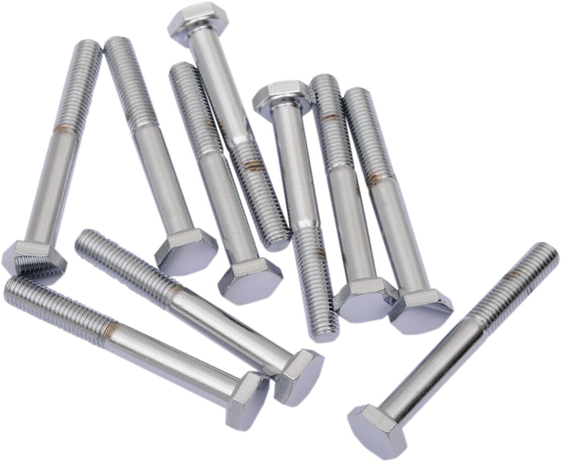 Drag Specialties 1/4 28 X 1 3/4 Chr Hex Hd HARDWARE KITS - ASSORTMENTS Drag Specialties