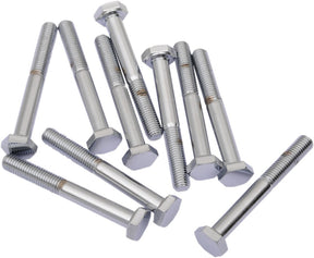 Drag Specialties 1/4 28 X 2 1/4 Chr Hex Hd HARDWARE KITS - ASSORTMENTS Drag Specialties