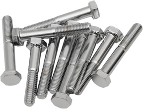 Drag Specialties 5/16 24 X 2 Chrome Hex Hd HARDWARE KITS - ASSORTMENTS Drag Specialties
